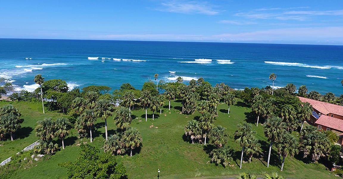 2 Acre Oceanfront Lot for Sale, Las Olas, Sea Horse Ranch, Cabarete, Dominican Republic — photo 2