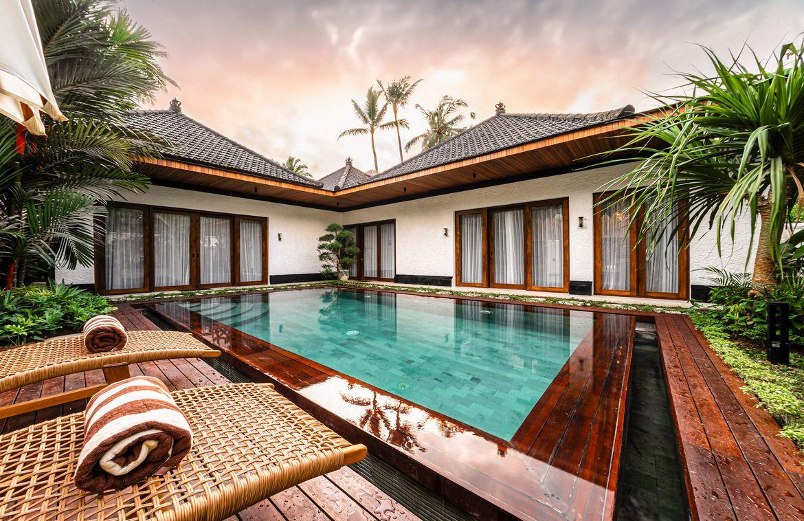Serene three-bedroom villa retreat in Ubud for lease — photo 1
