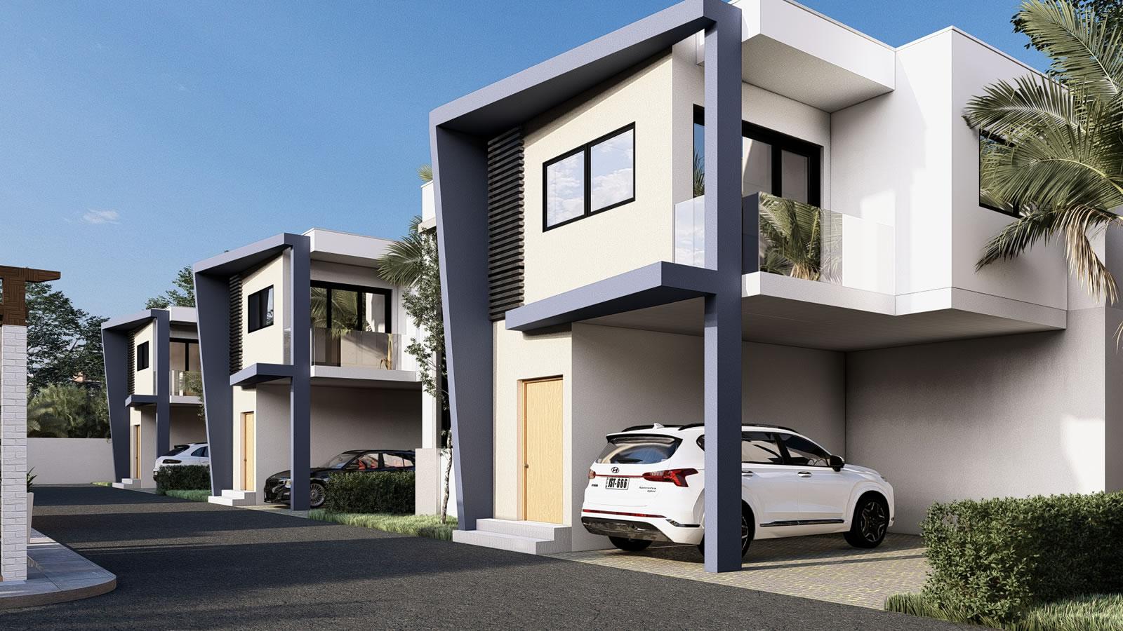3 Bedroom Villas for Sale, Sky Residences, Palma del Sol I, White Sands, Bavaro, Punta Cana, Dominican Republic — photo 1