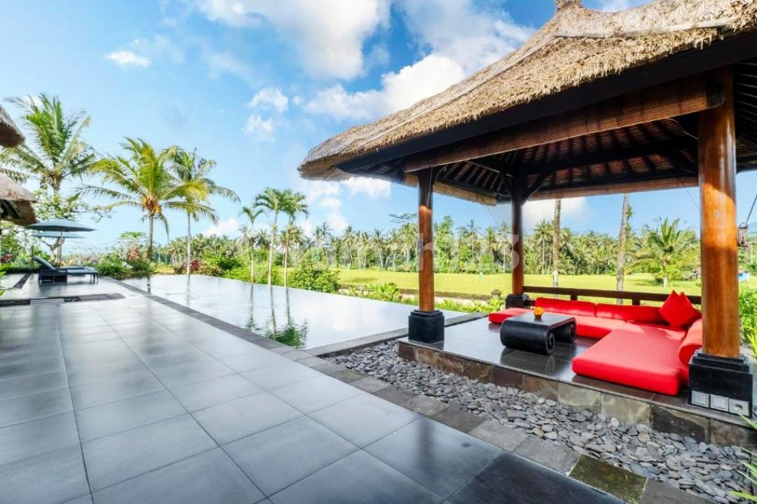 2-bedroom house in Ubud with rice field view — photo 1