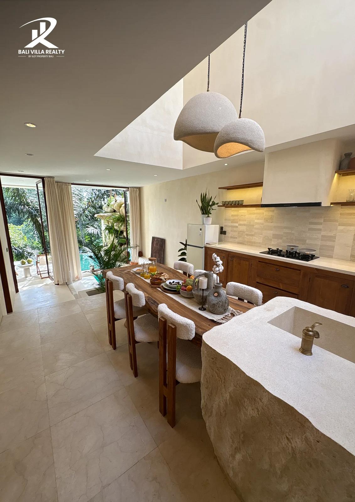 3 Bedroom Villa for sale (Leasehold) — Modern 3 BR Jungle Cliff Villa in Kedungu — photo 4
