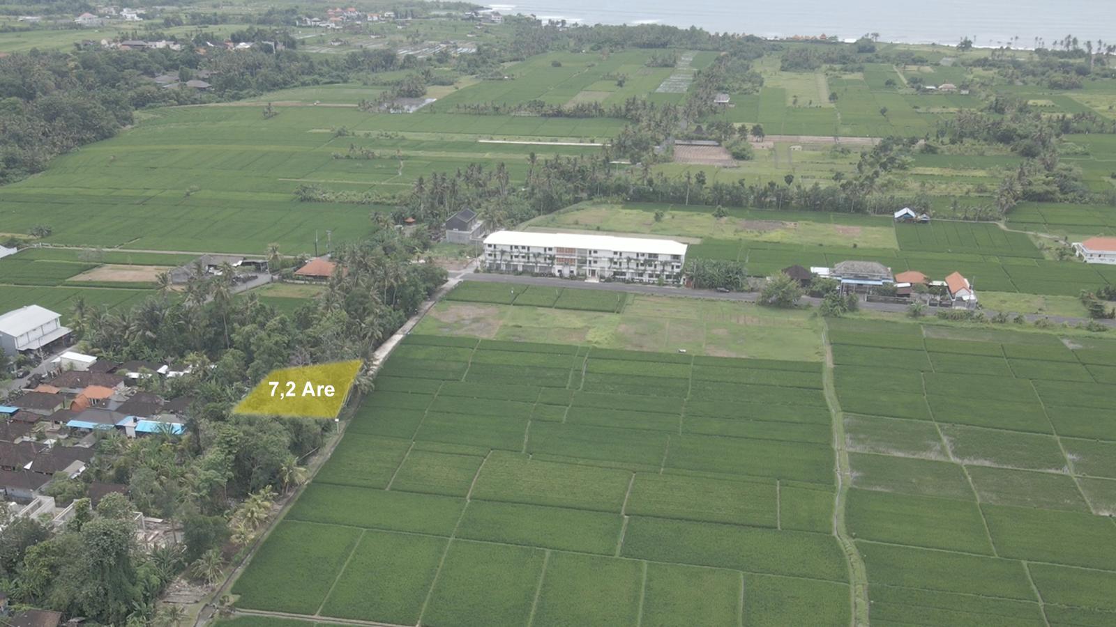 Leasehold Land for Sale in Kedungu with Beautiful Rice Field Views — photo 2