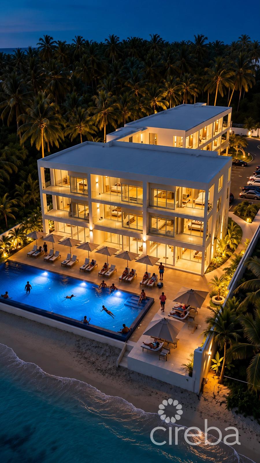 New 3 Bedroom Beachfront Villa 6 for Sale, Secret Beach, West Bay, Grand Cayman — photo 1