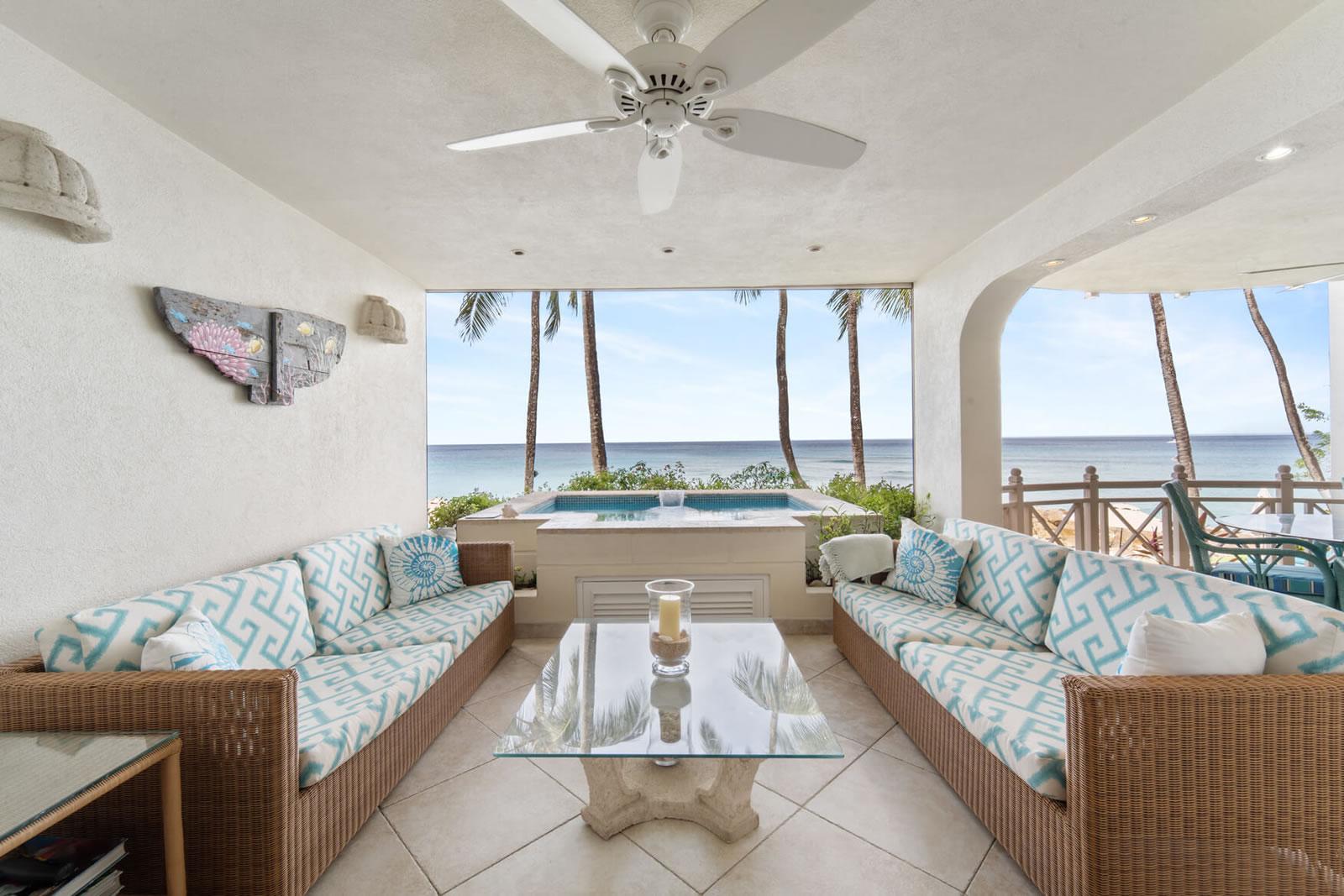 2 Bedroom Beachfront Condo 9 for Sale, Reeds House, Reeds Bay, St James, Barbados — photo 1