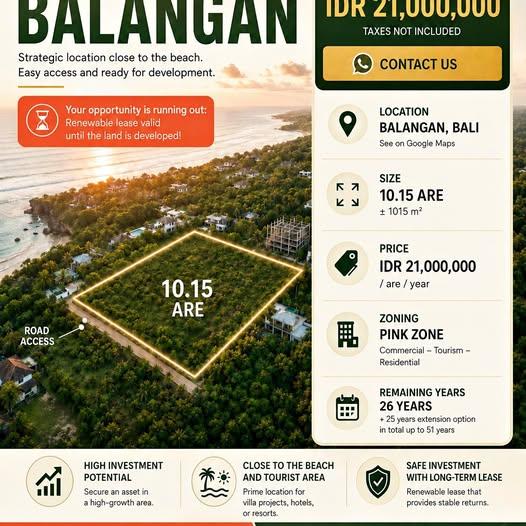 Land plot in Balangan, Badung — photo 1