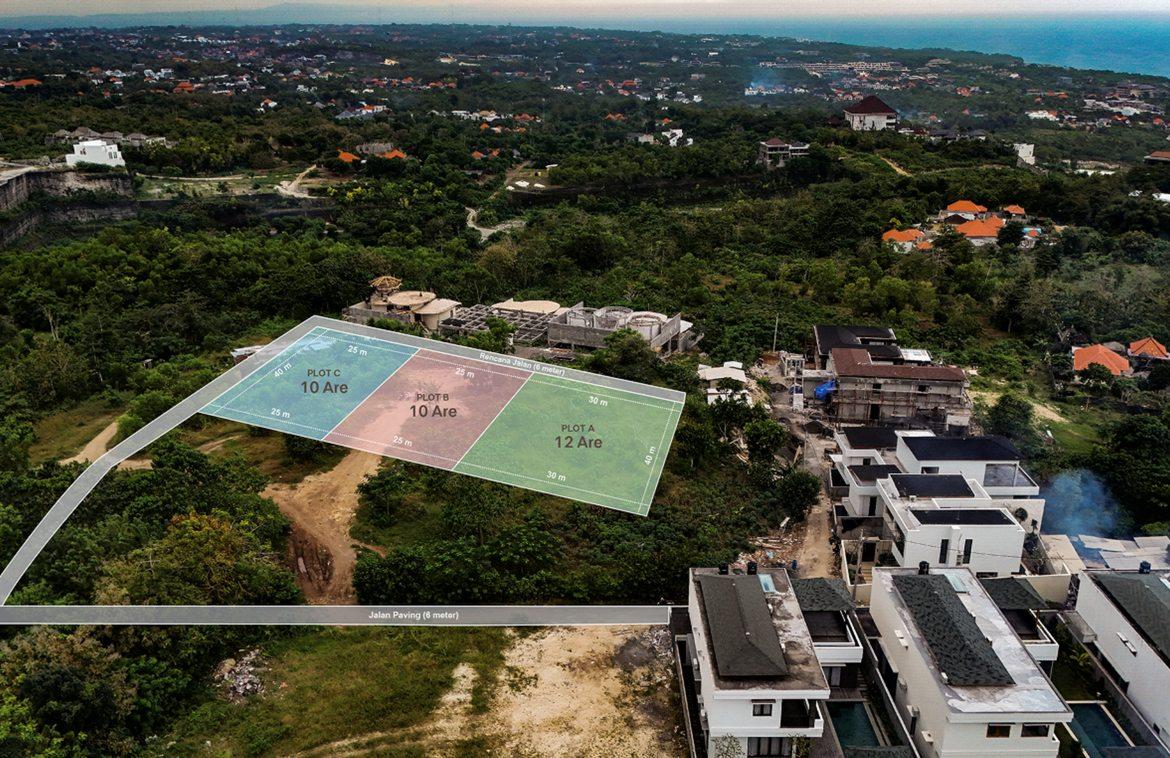 Prime 1,000sqm leasehold land near Melasti beach in Bukit West, Bali, Indonesia — photo 1
