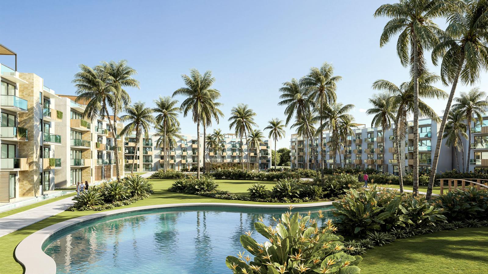 New 2 Bedroom Apartments for Sale, Aura Boulevard, Punta Cana, Dominican Republic — photo 2