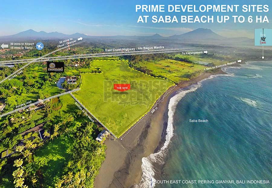 6 Hectare Beach Front Land for Investment in Gianyar, Bali — photo 2