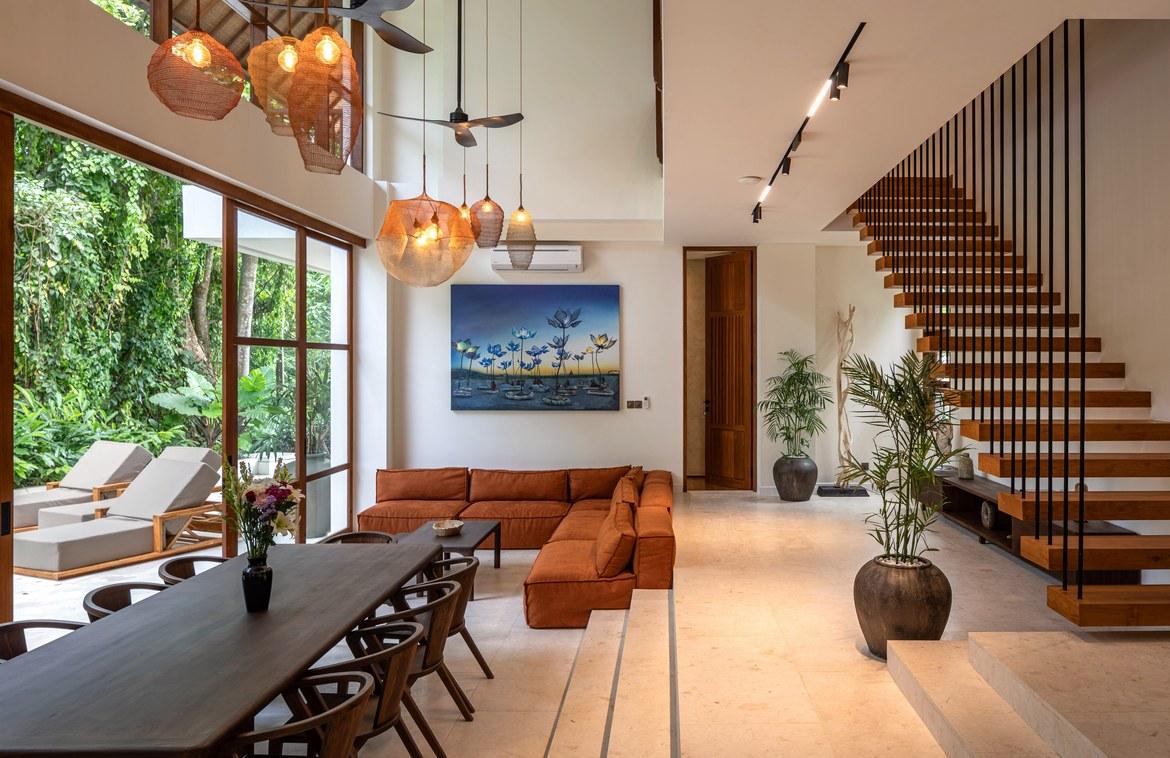 Tranquil 5-Bedroom Riverfront Villa Near Nyanyi Beach in Tanah Lot, Bali, Indonesia — photo 5