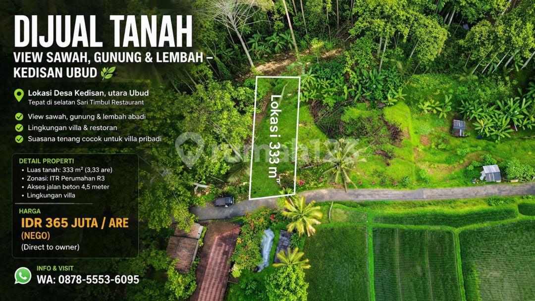 Cheap Land for Sale - Border of Tampaksiring & Tegallalang, Bali — photo 1