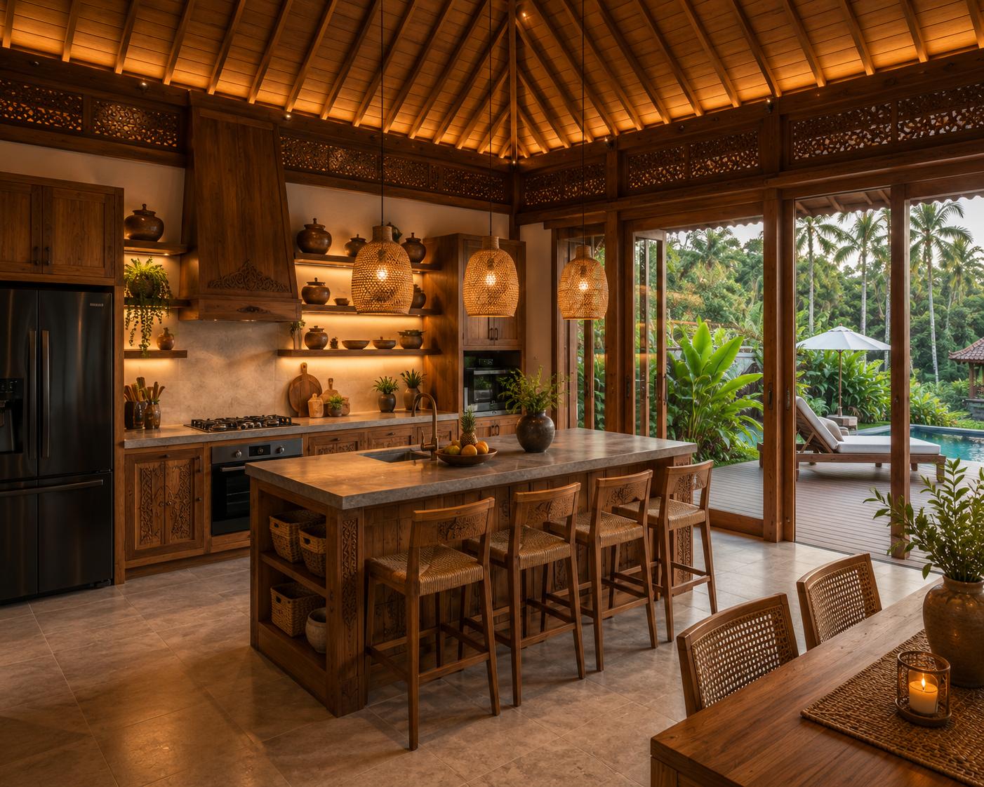 2 Bedroom Joglo Villa with Pool and Rice Field Views in Tegallalang, Bali — photo 3