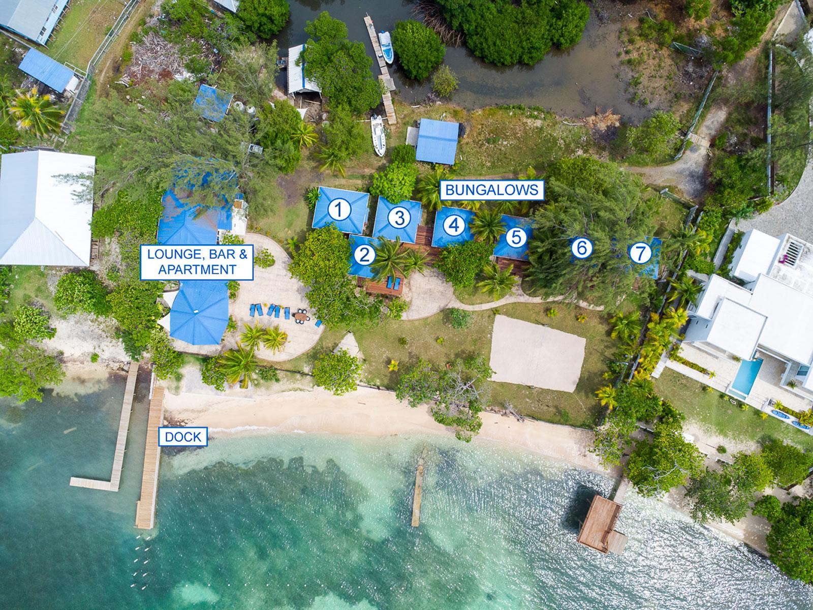 9 Bedroom Beachfront Resort for Sale, Calabash Bight, Roatan — photo 5