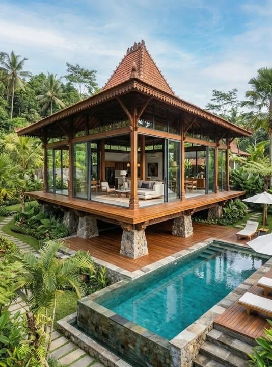 Contemporary Balinese Off-Plan Joglo Themed Villa in Tegallalang — photo 1