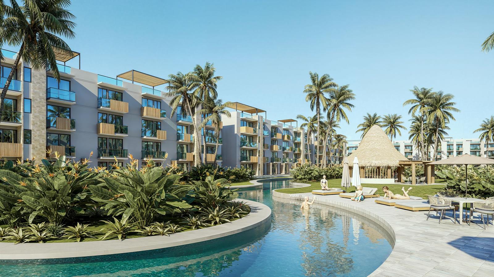 Studio Apartments for Sale, Aura Boulevard, Punta Cana, Dominican Republic — photo 2