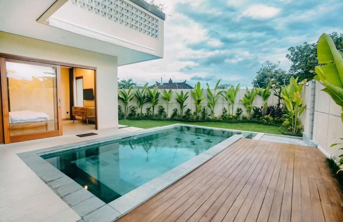Tranquil villa near Pererenan beach in Canggu, Bali, Indonesia — photo 2