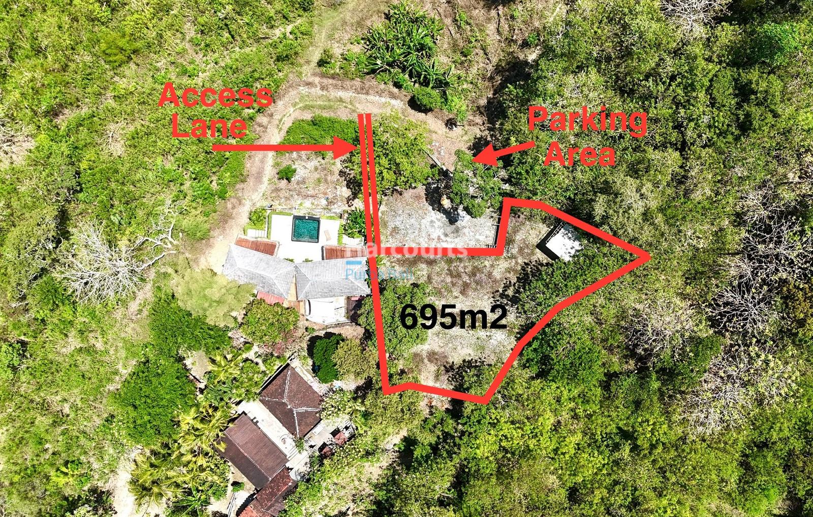 Beautiful 695m2 Elevated Hilltop Leasehold Land With Amazing Views, Nusa Ceningan — photo 4