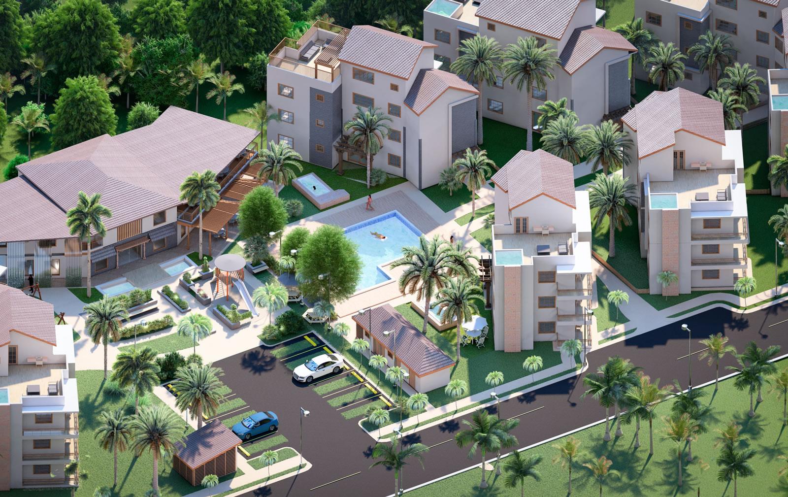 2 Bedroom Beach-Side Apartments for Sale, Armonia Portillo, Las Terrenas, Samana, Dominican Republic — photo 3