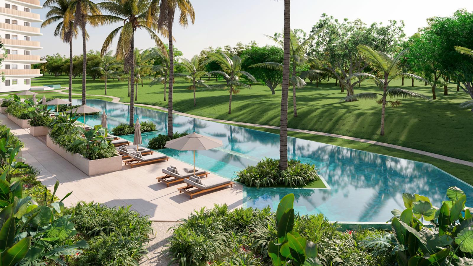 New 1 Bedroom Garden-View Condos for Sale, Solea, Zabela Beach, Punta Cana — photo 1